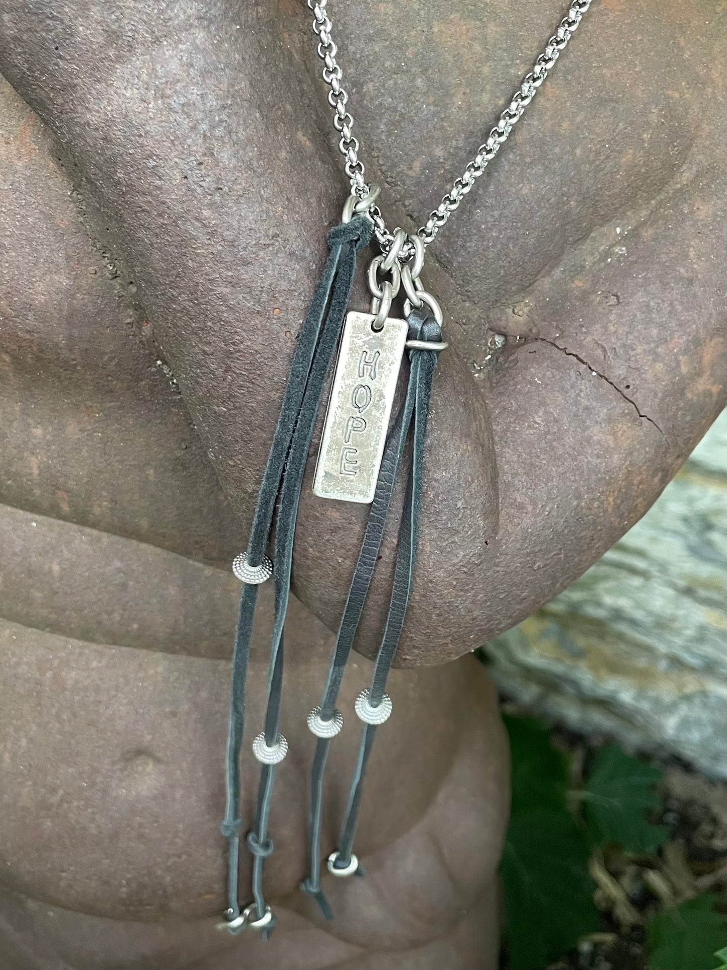 The Laramie Leather Necklace Collection by Amy Louise Set of 5.