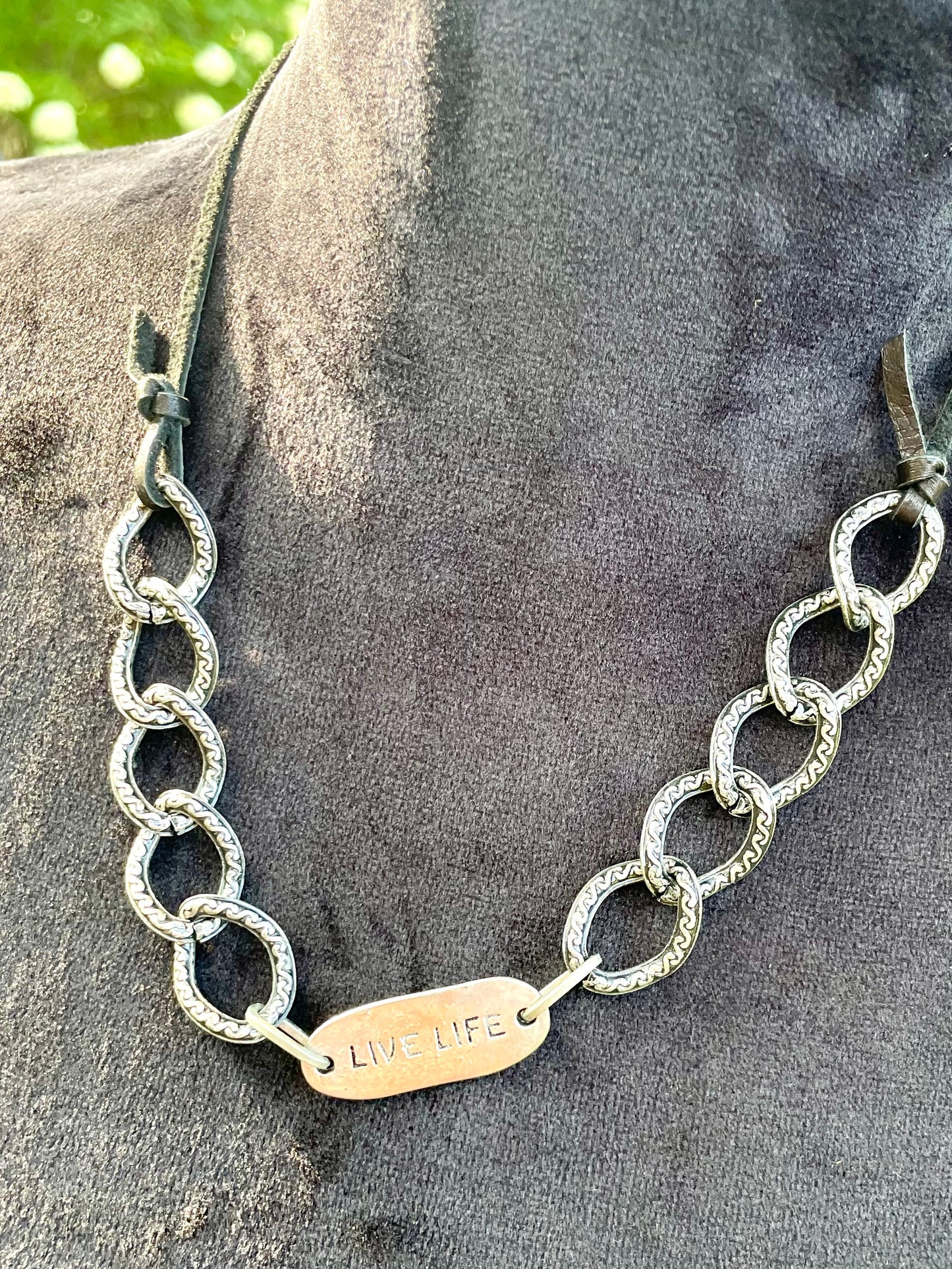 The Laramie Leather Necklace Collection by Amy Louise Set of 5.