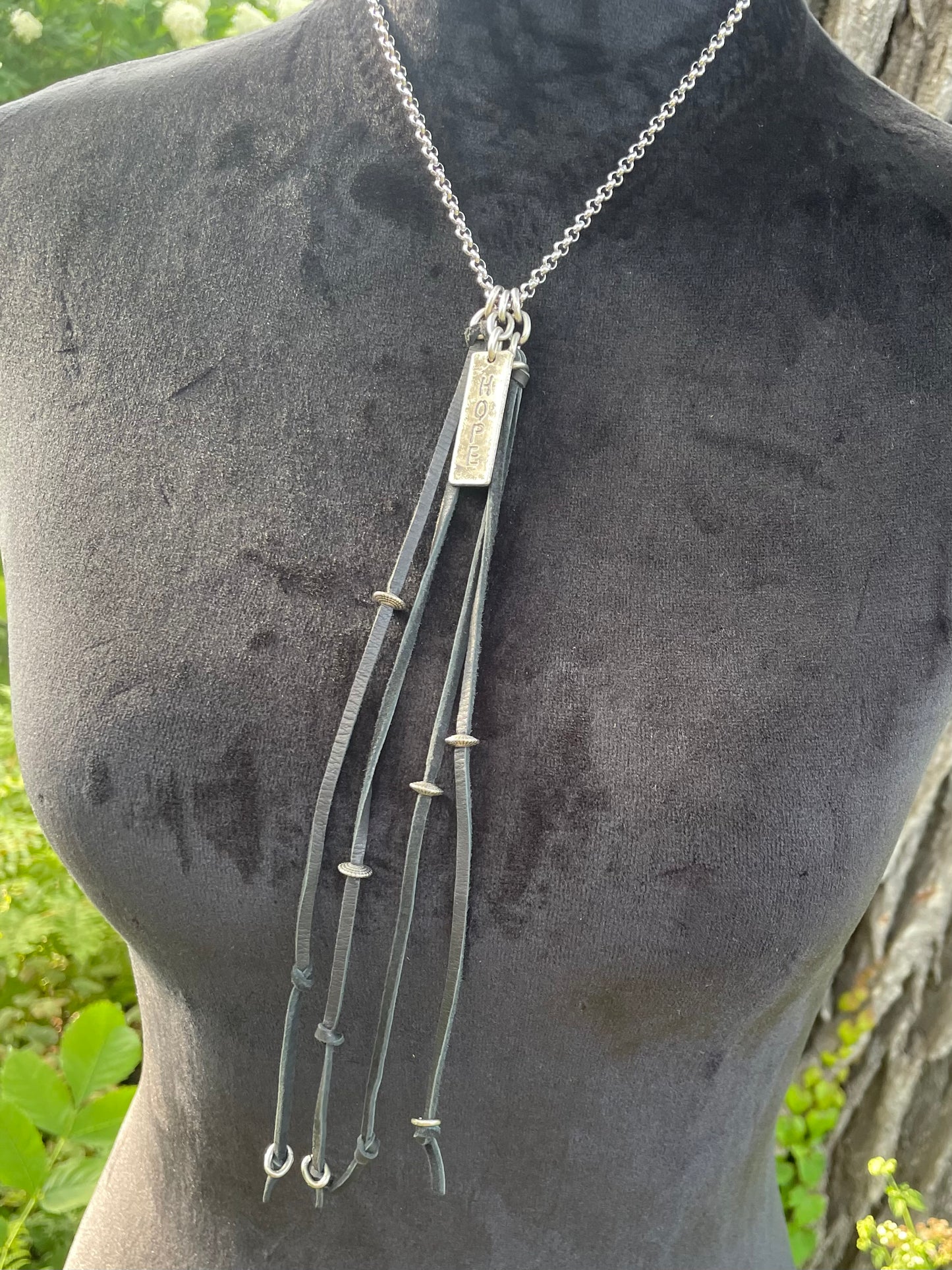 The Laramie Leather Necklace Collection by Amy Louise Set of 5.