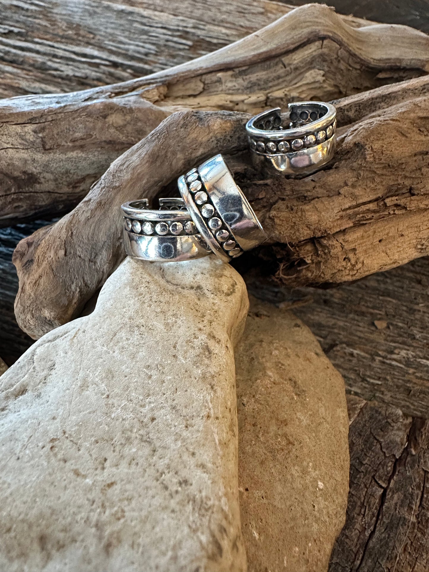 Cascade sterling silver ring