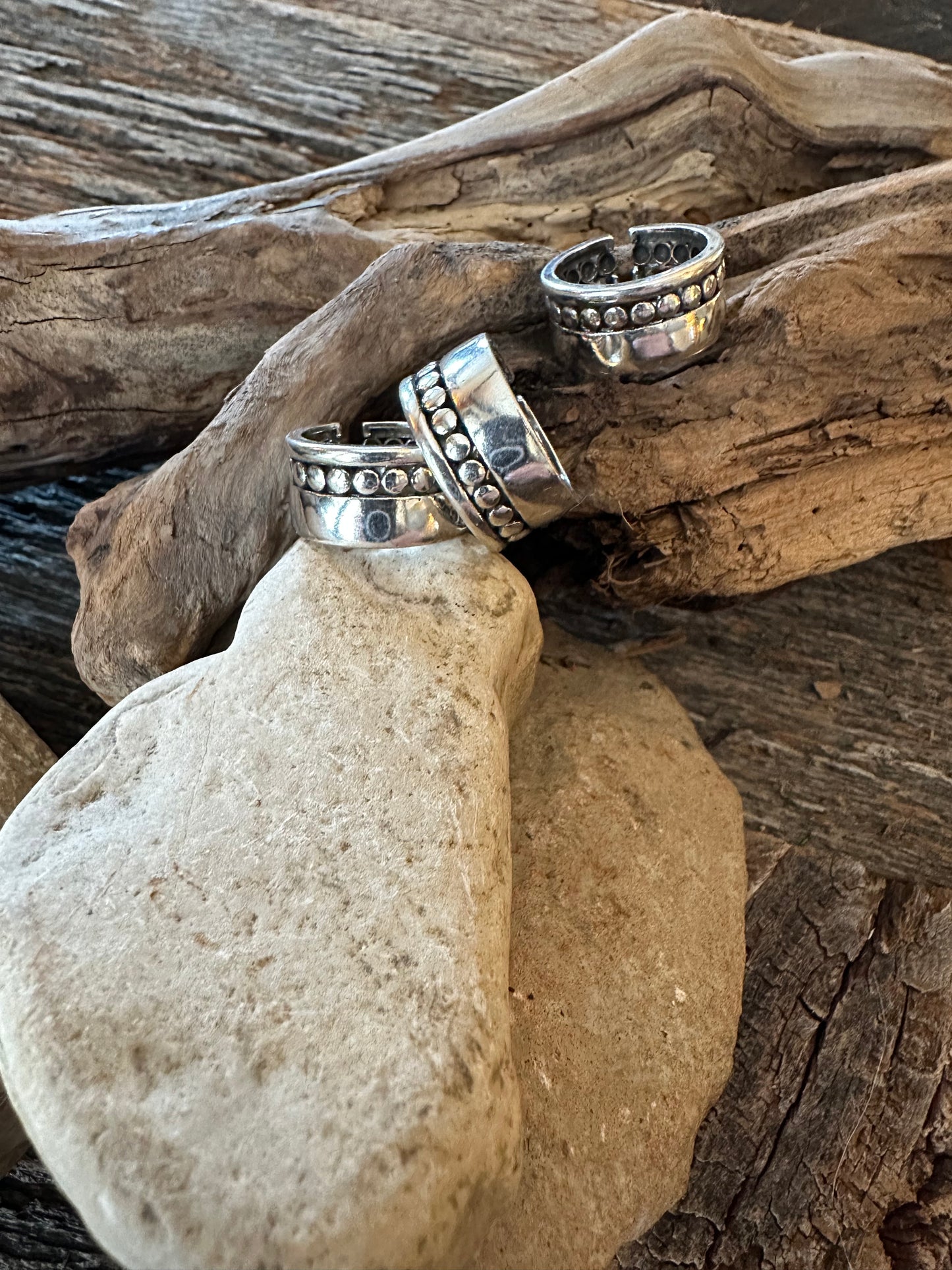 Cascade sterling silver ring