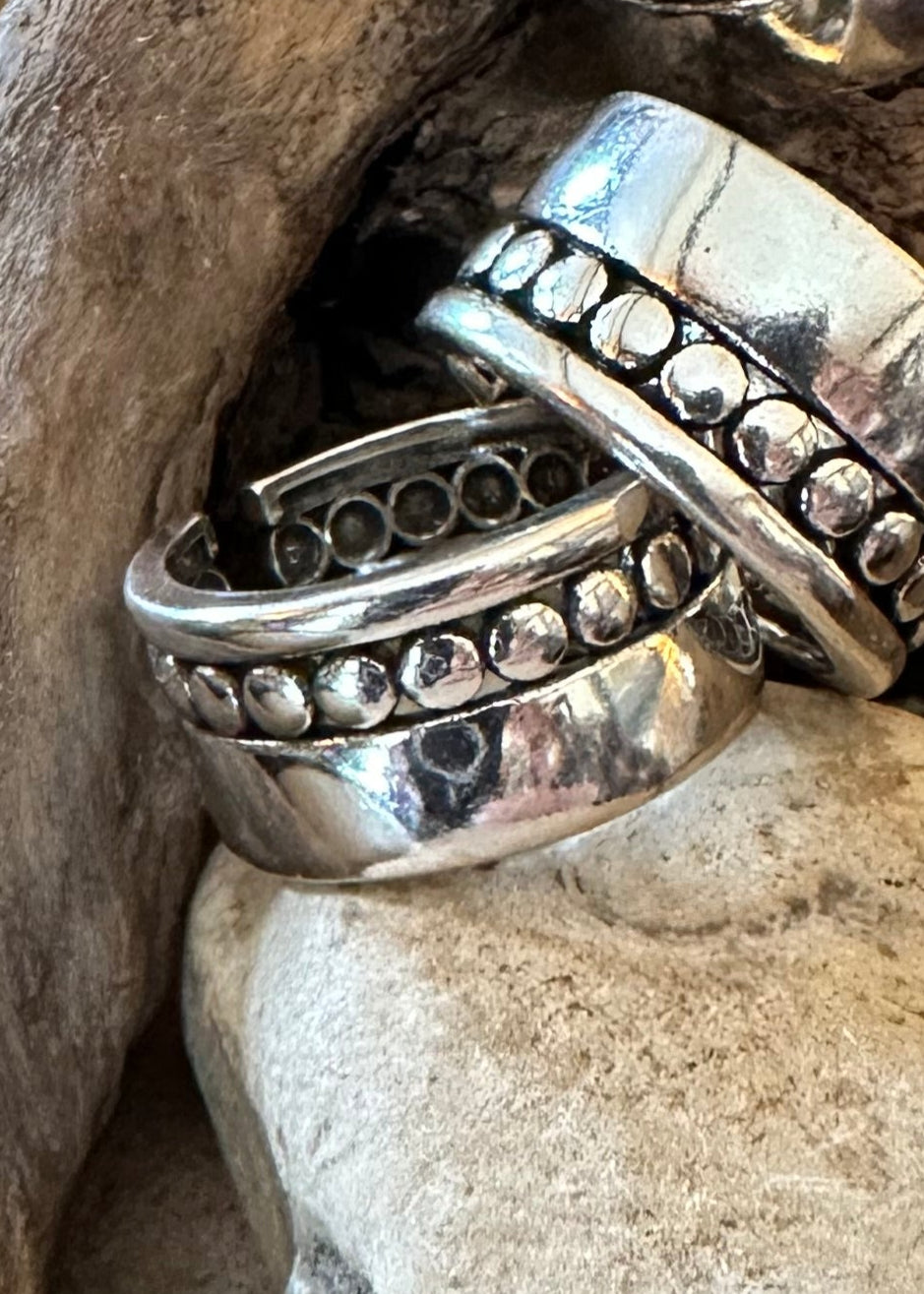 Cascade sterling silver ring