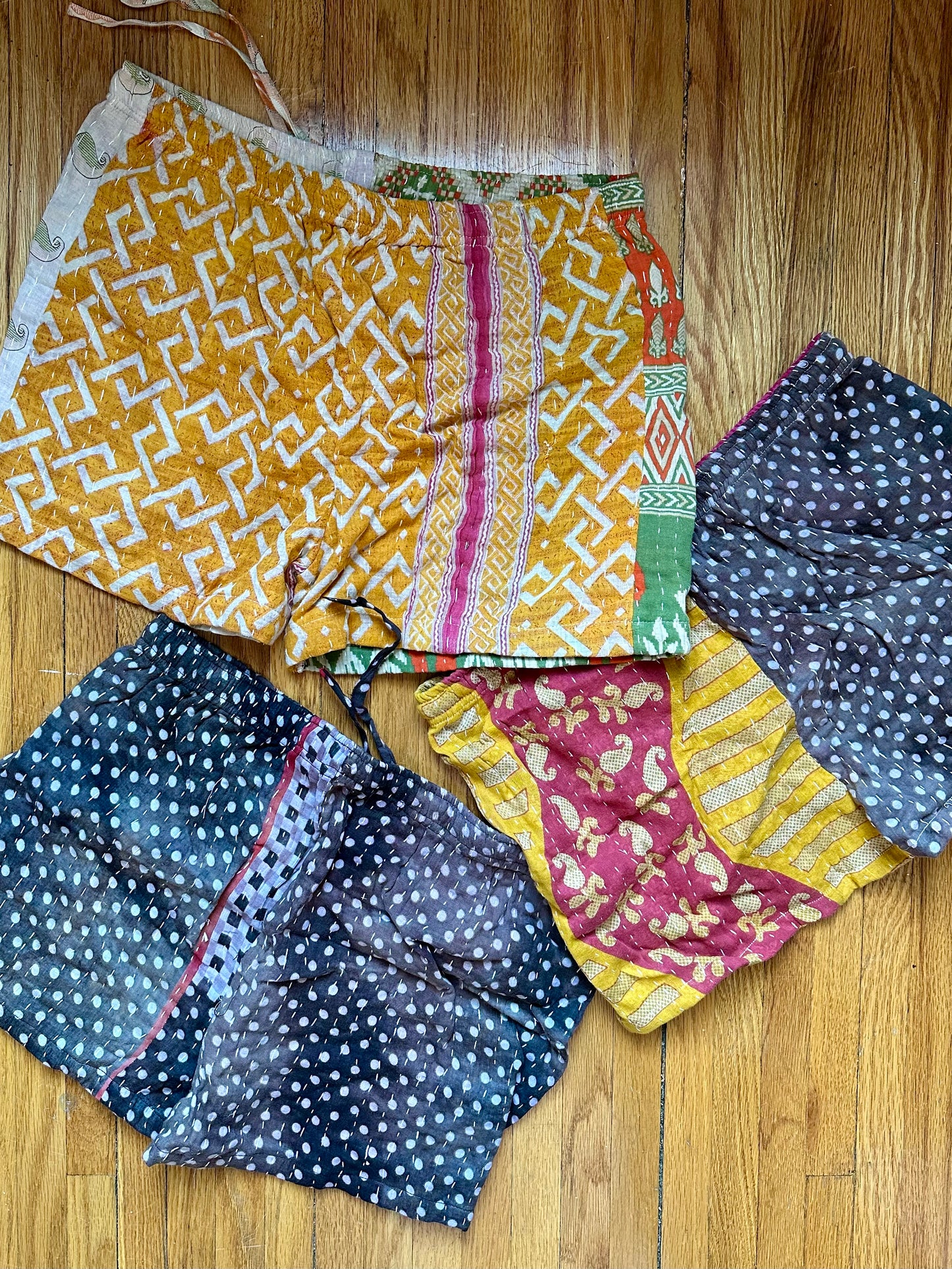 Corinne Kantha Pajama Short -Set of three/ Set of two