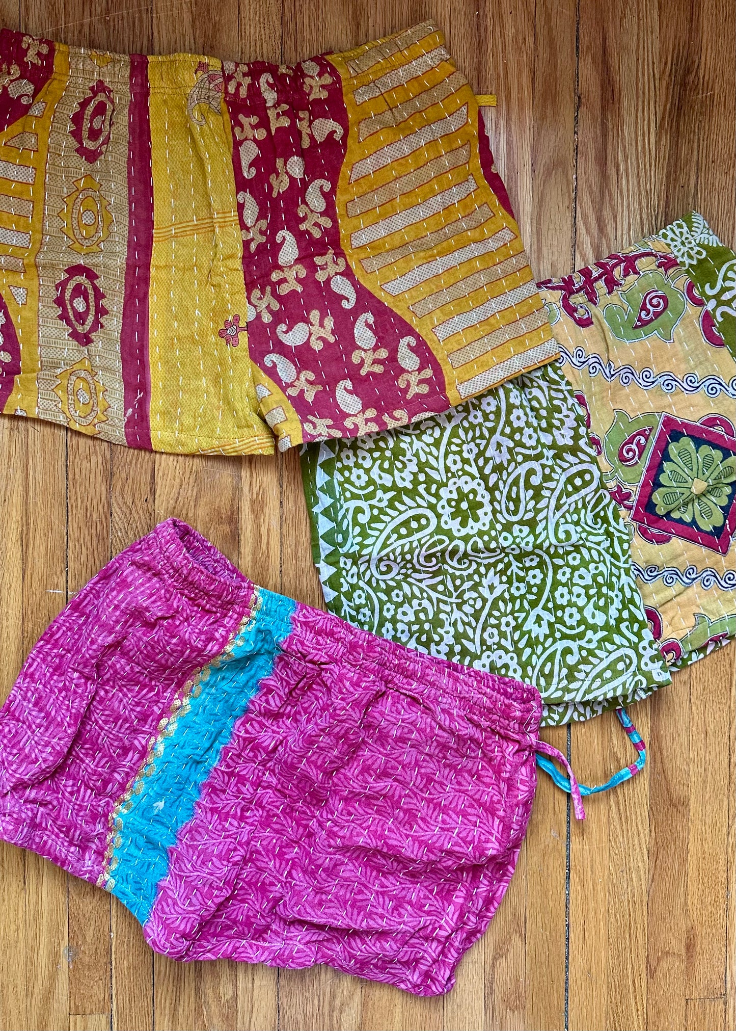 Corinne Kantha Pajama Short -Set of three/ Set of two