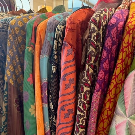 Silk Sari Robe 6 pack - Mixed patterns