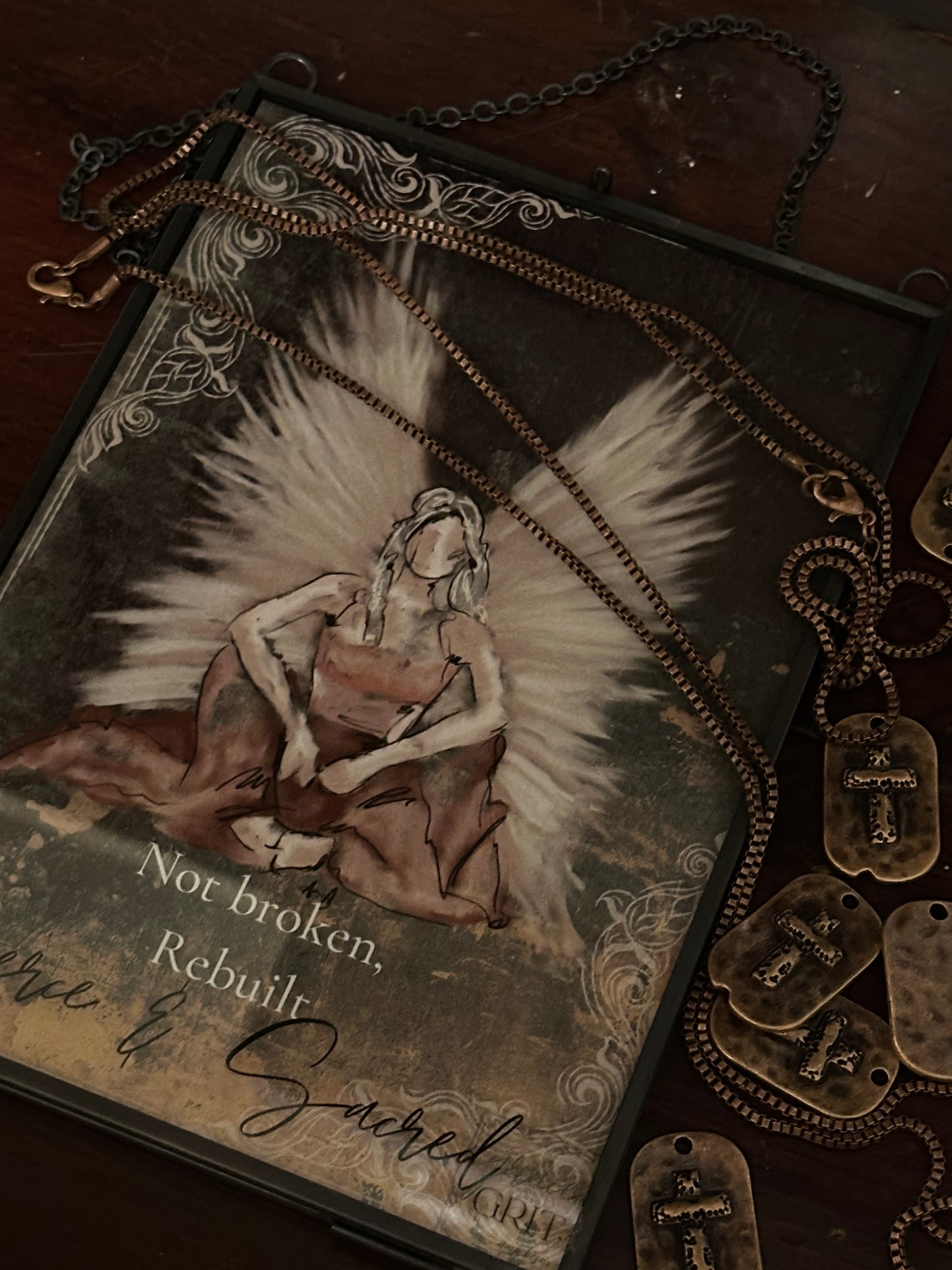 Marcelline Necklace (Sacred Cross)