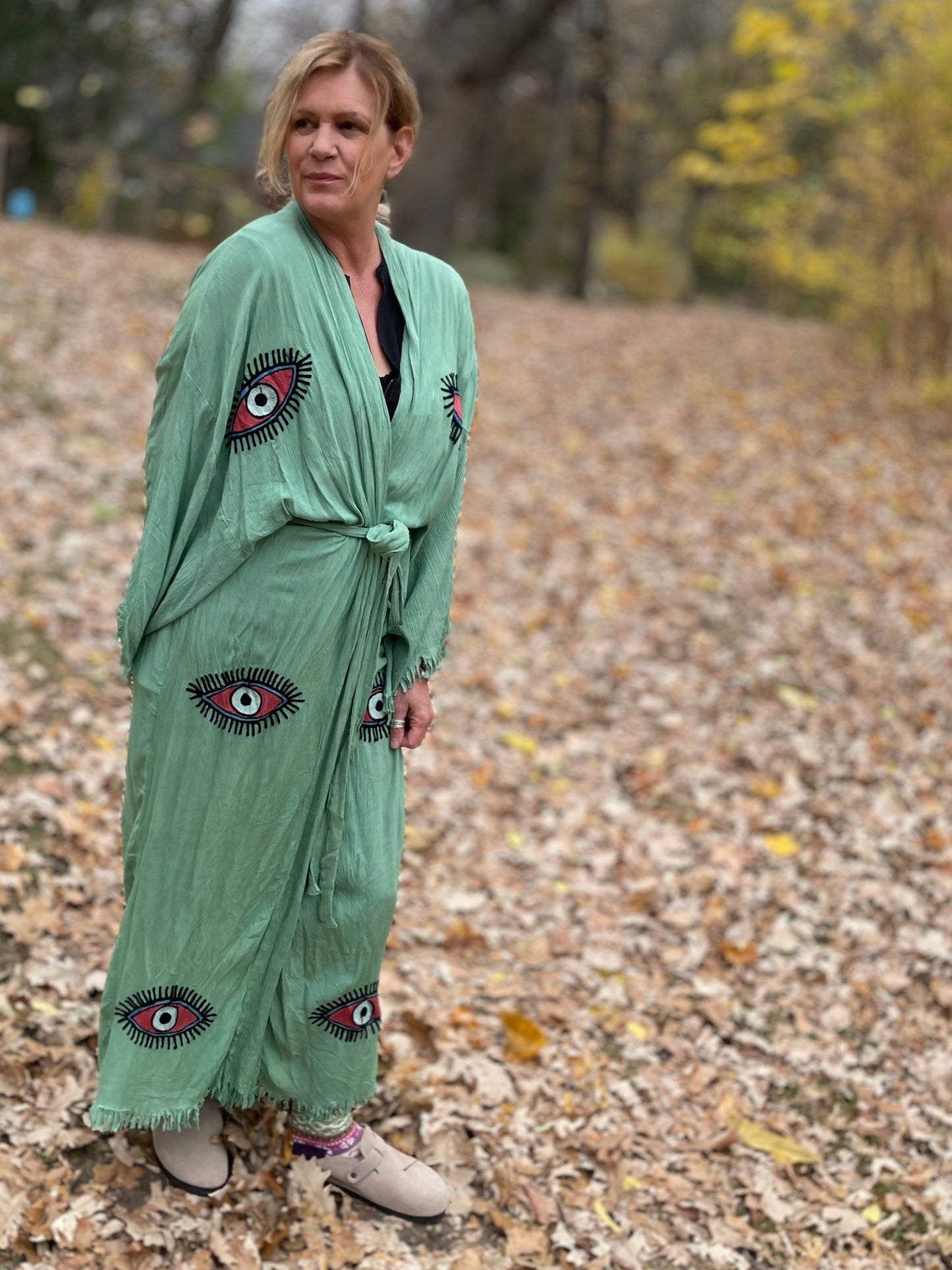 Evil Eye Robe - Kimono