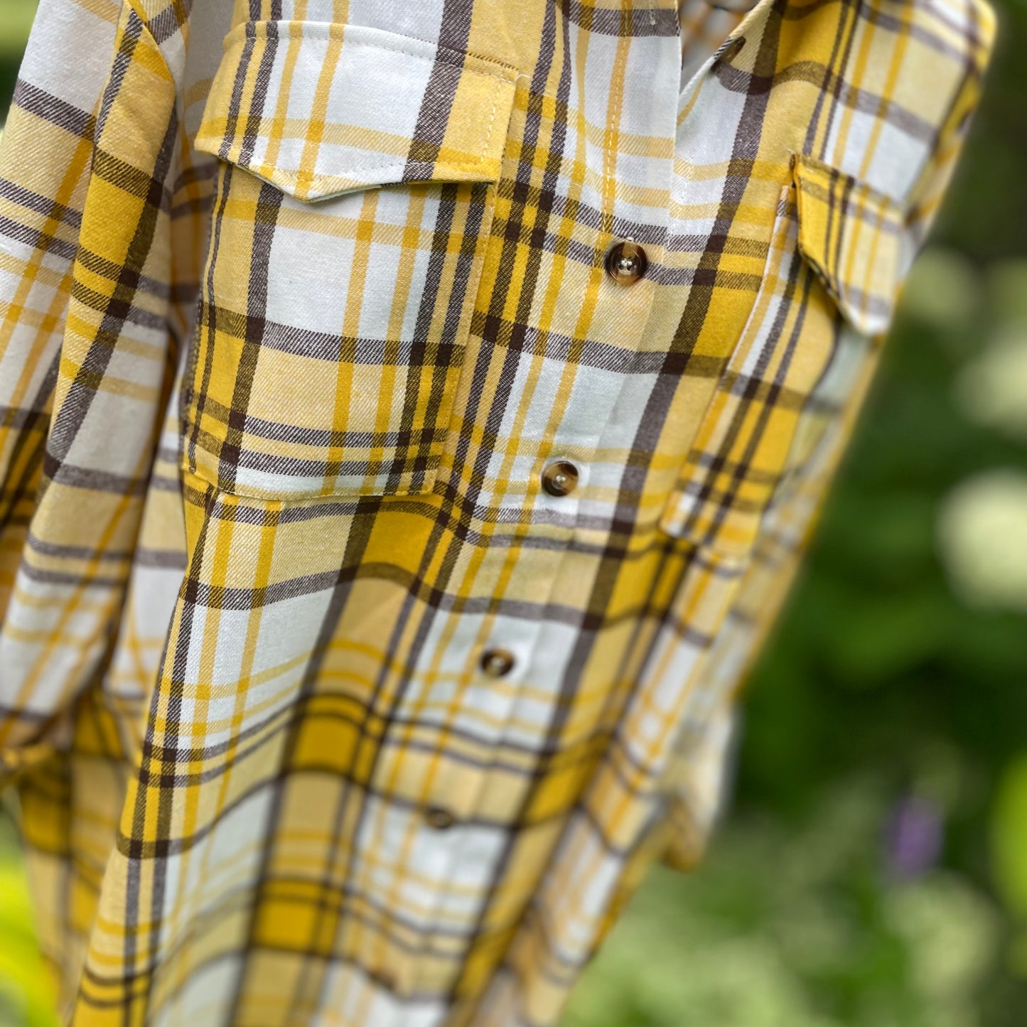 Saffron Plaid Shirt.