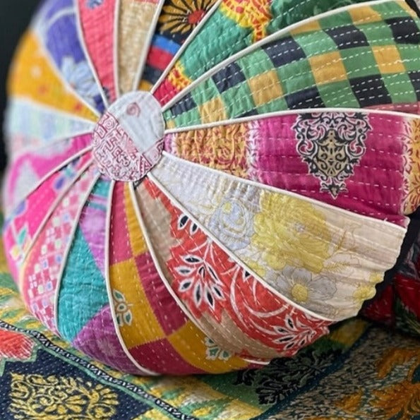 Sari Meditation Pillow. COVER ONLY!