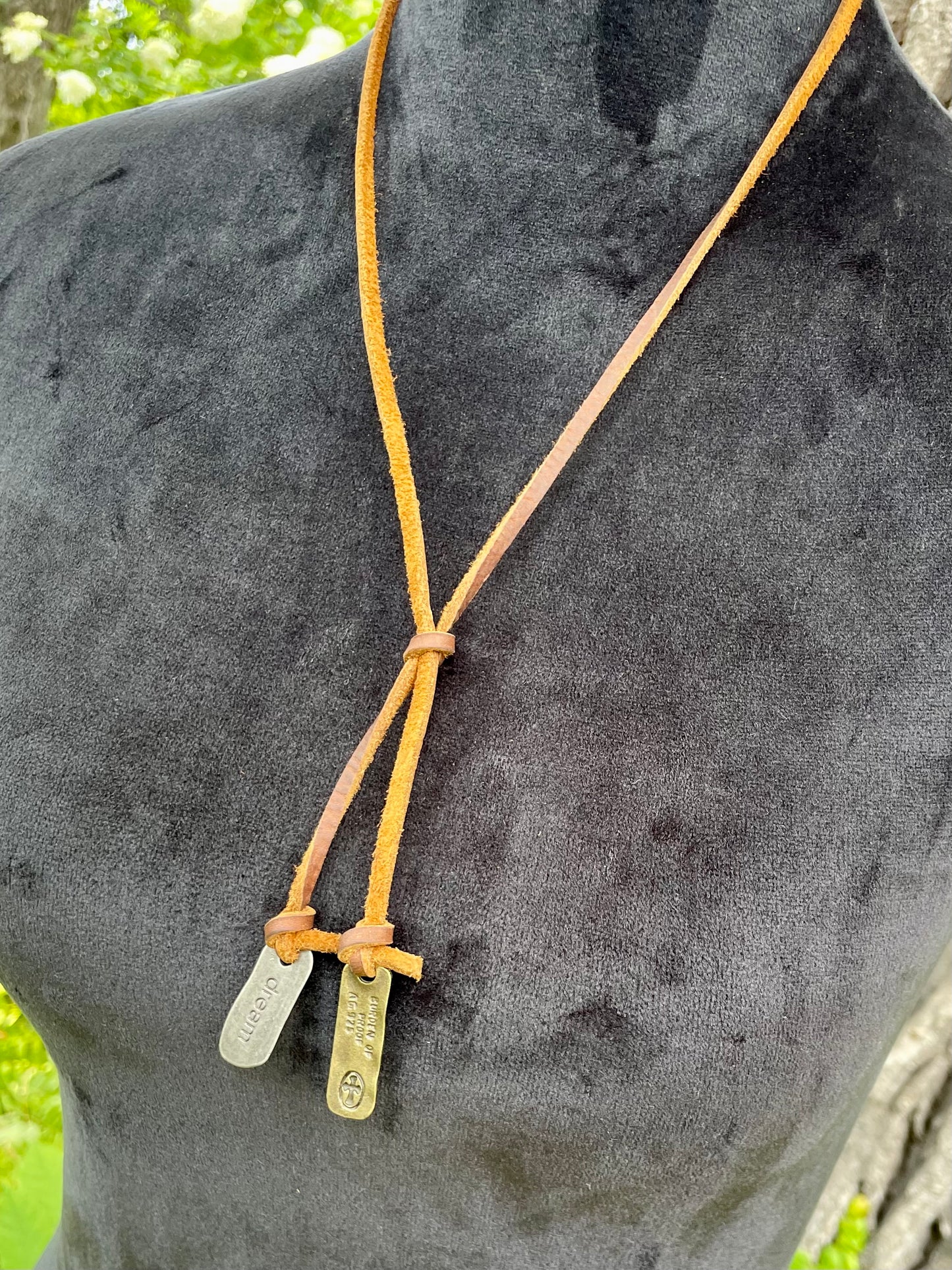 The Laramie Leather Necklace Collection. Set of 5.