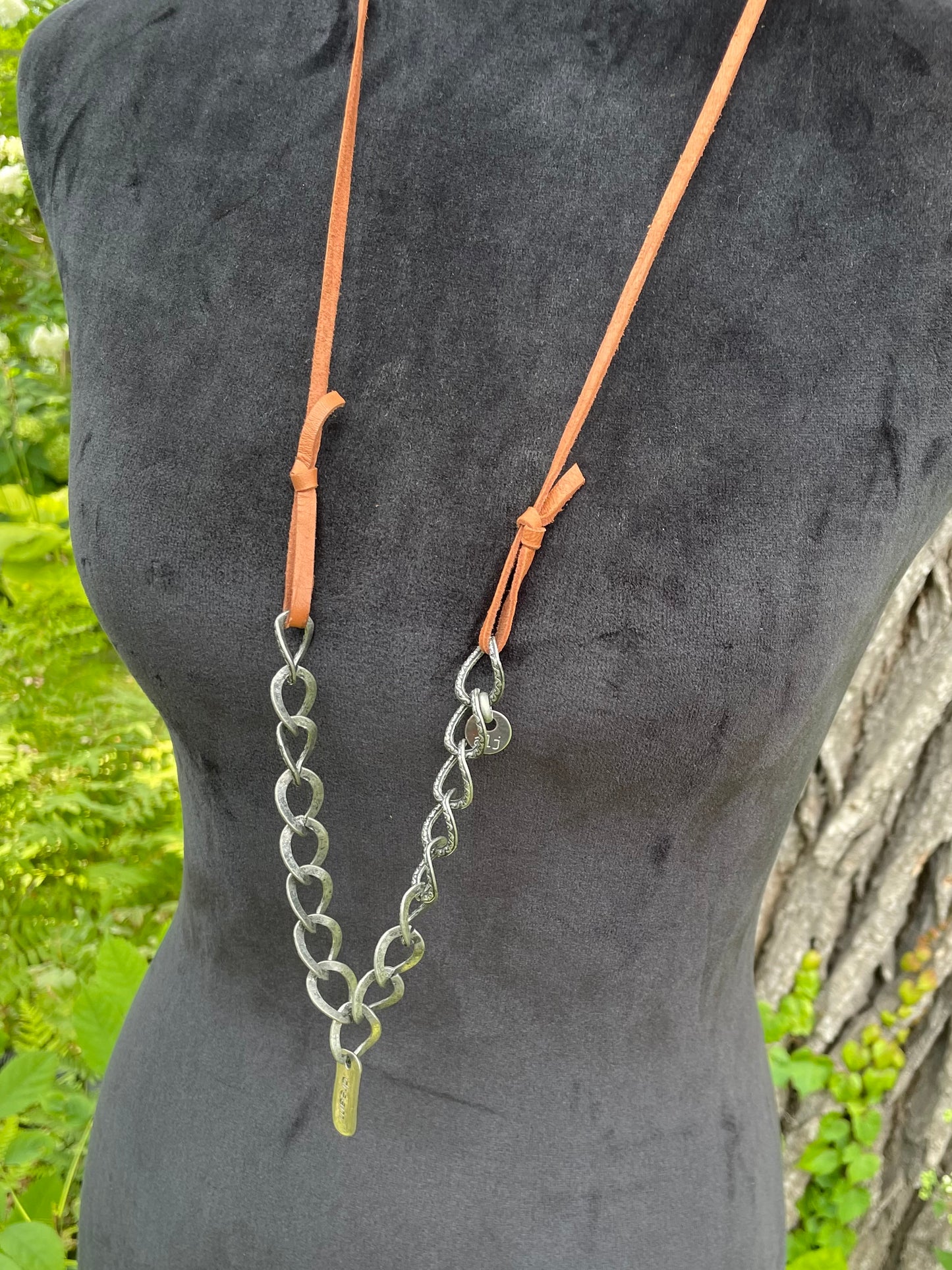 The Laramie Leather Necklace Collection. Set of 5.