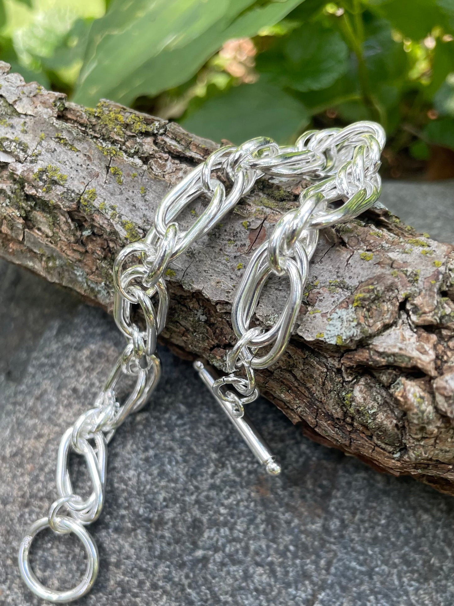 Silver Creek Sterling Link Bracelet.