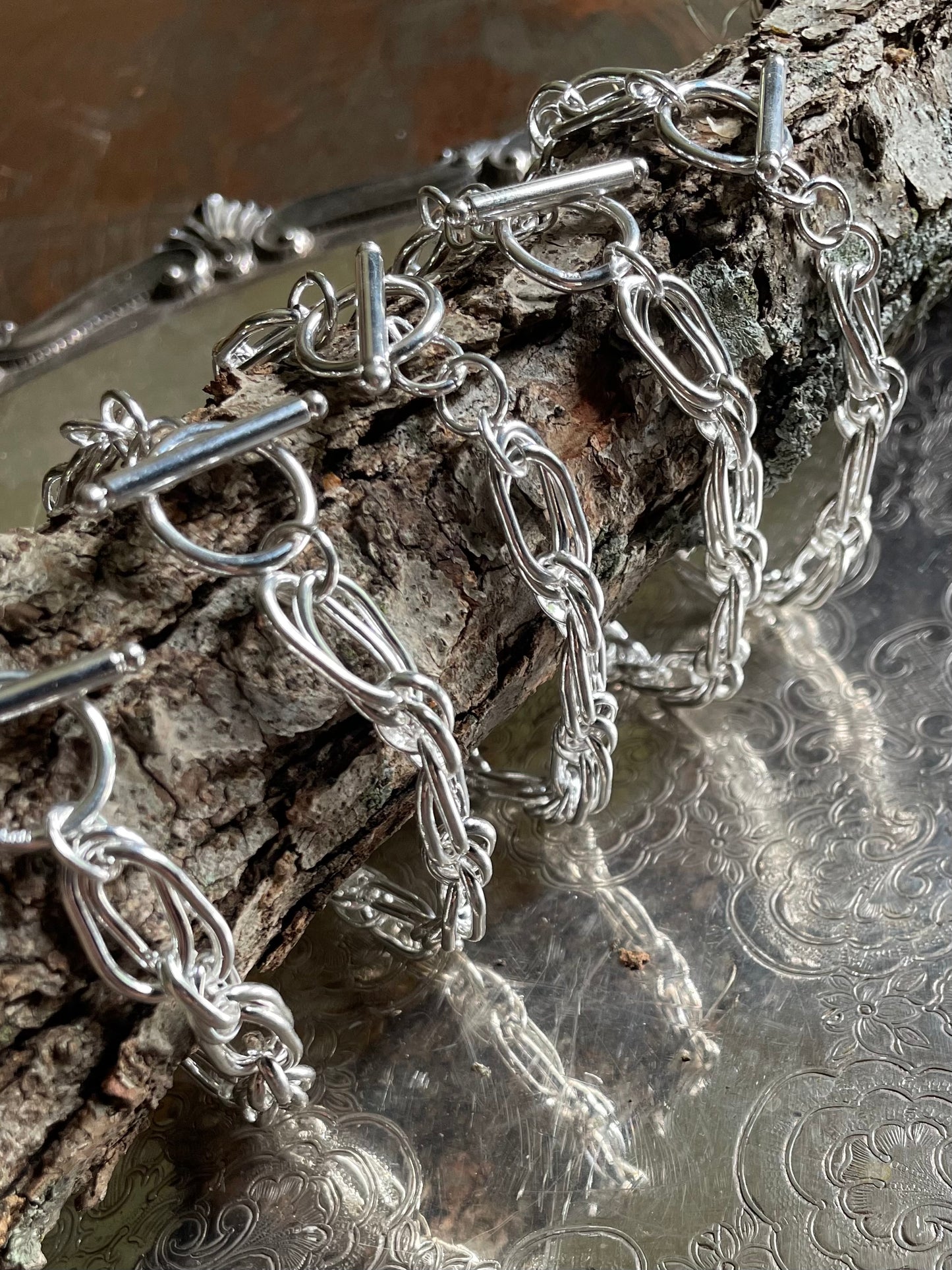 Silver Creek Sterling Link Bracelet.