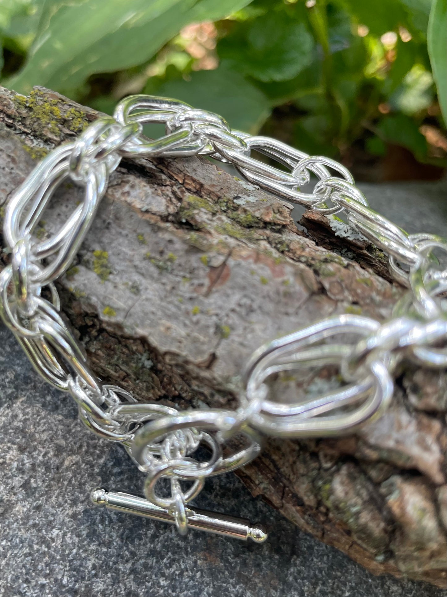 Silver Creek Sterling Link Bracelet.