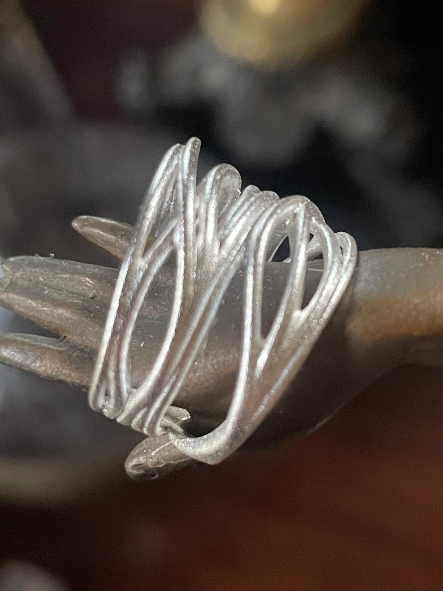 Siren-Sterling Silver Ring.