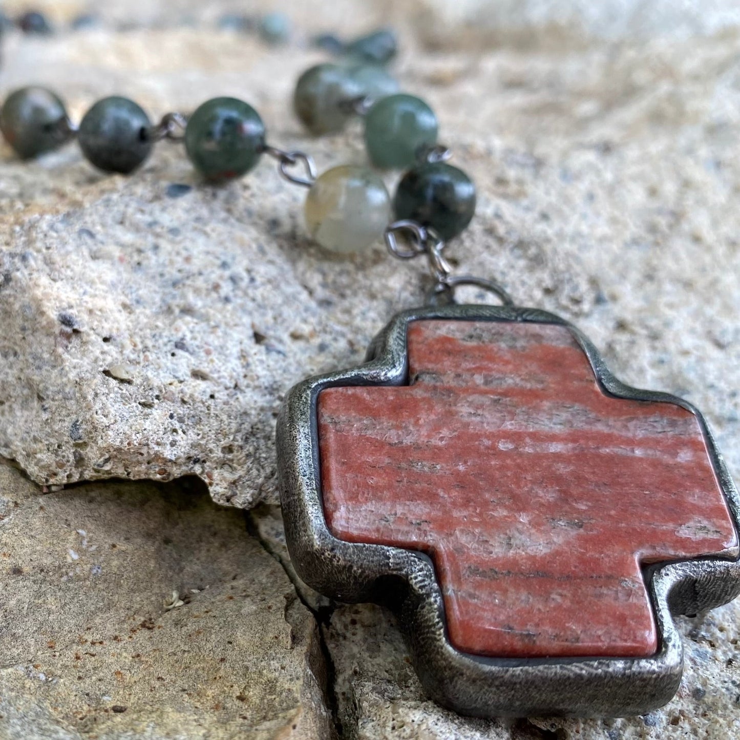 Teton Soldered Cross Necklace