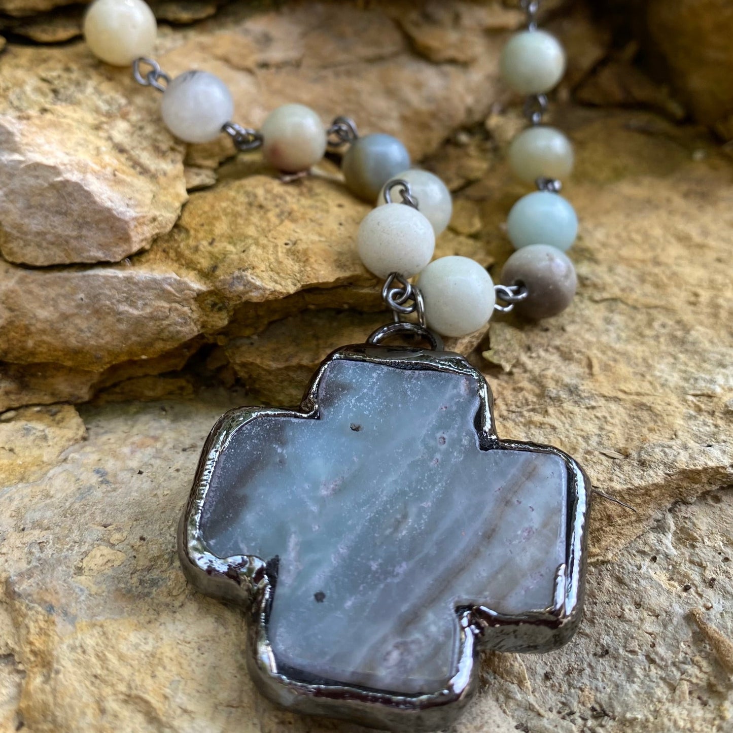 Teton Soldered Cross Necklace