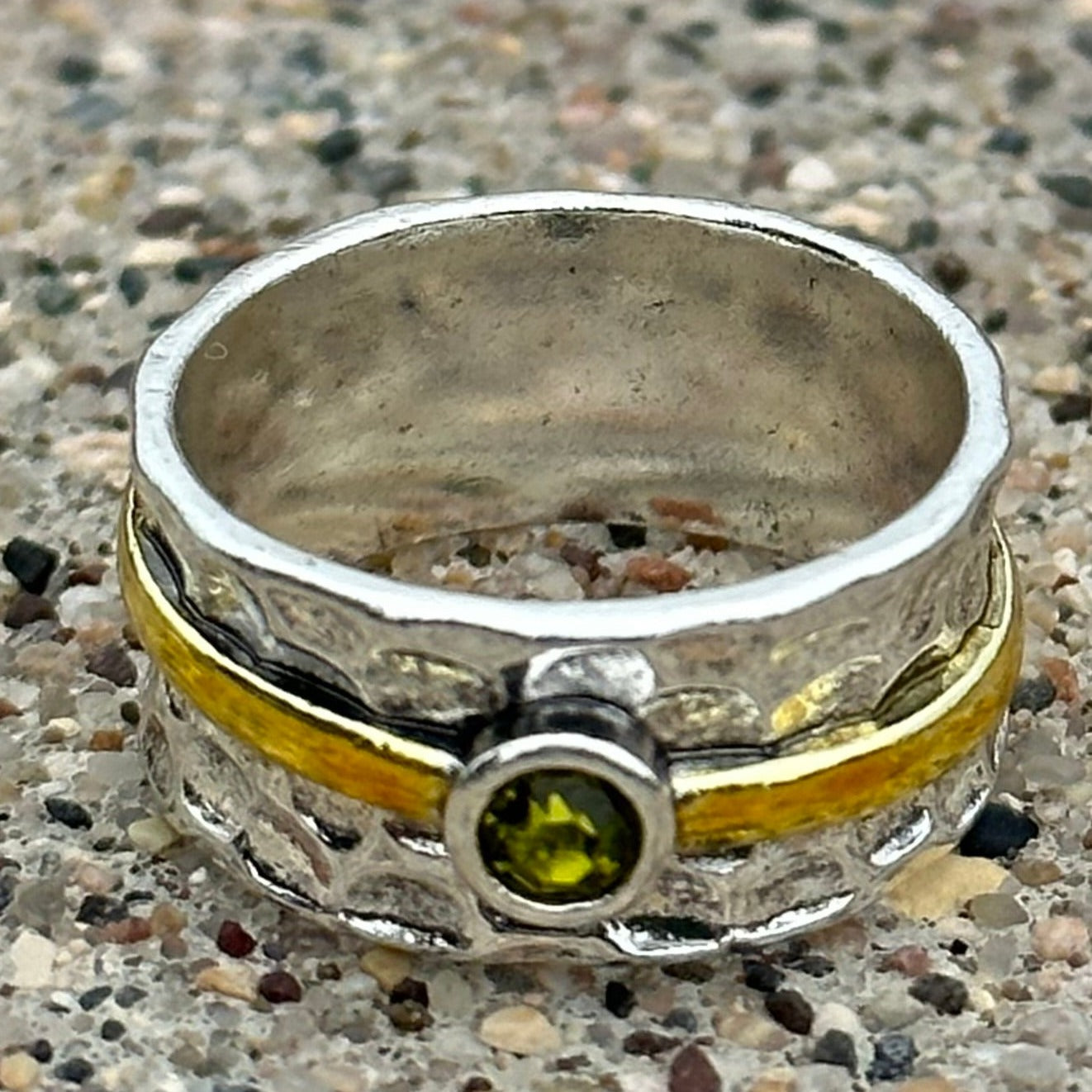 Layton Ring - Modeled Silver and Gold Ring