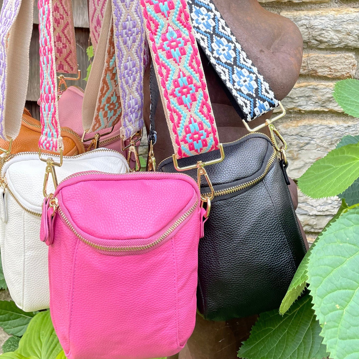 Freedom  Crossbody Bag - Hot Pink