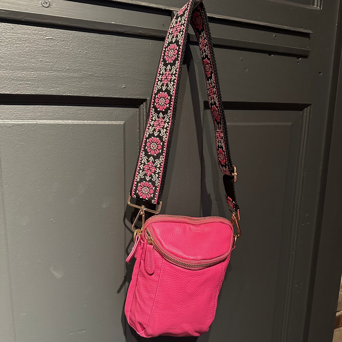 Freedom  Crossbody Bag - Hot Pink