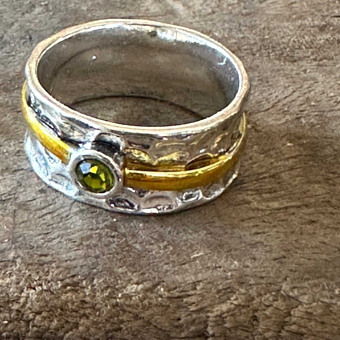 Layton Ring - Modeled Silver and Gold Ring