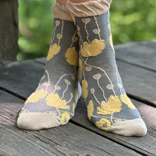 Fleur Fashion Crew Socks.