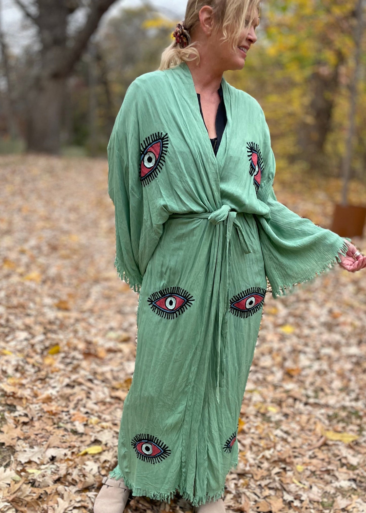 Evil Eye Robe - Kimono