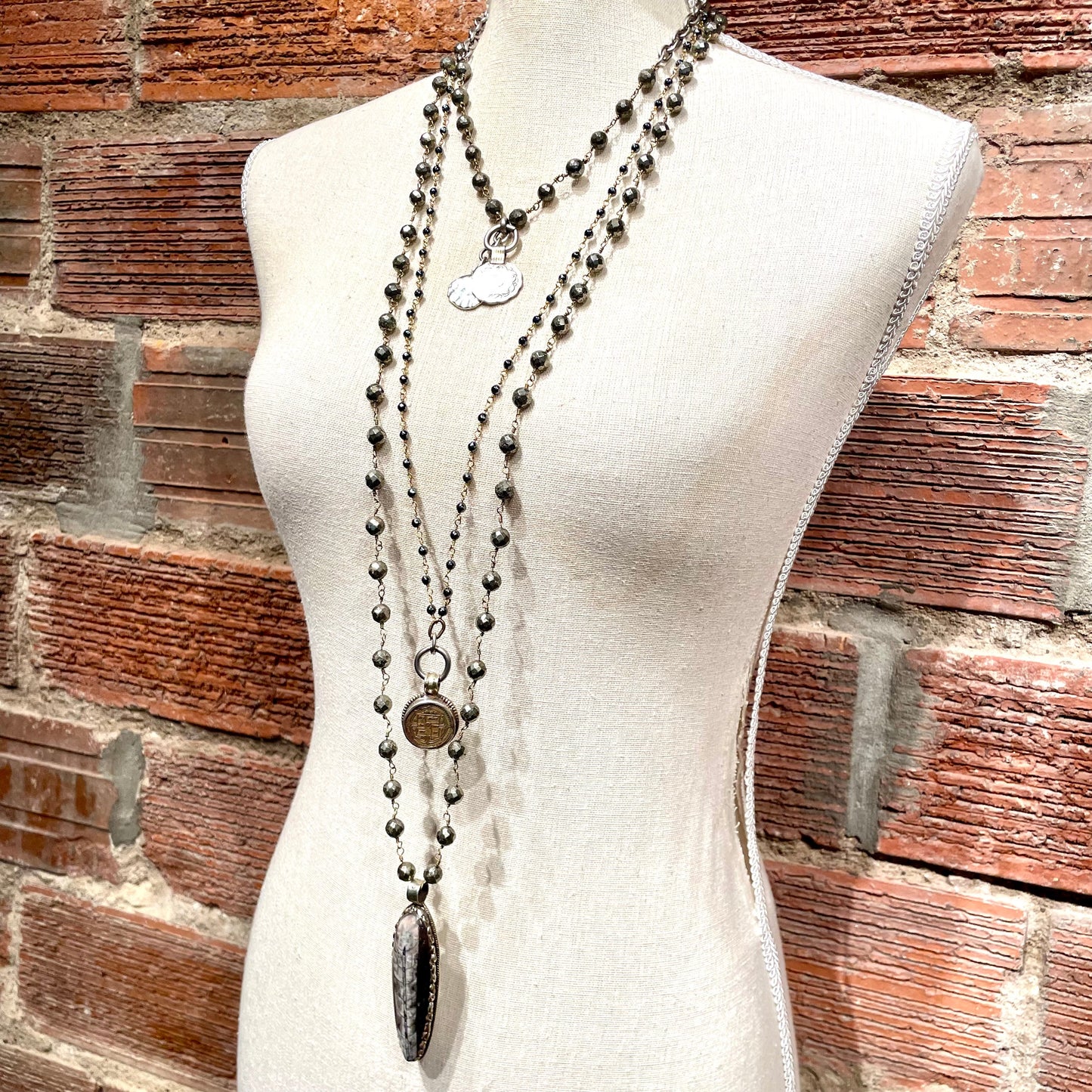 Amy Louise Fossil  Necklace