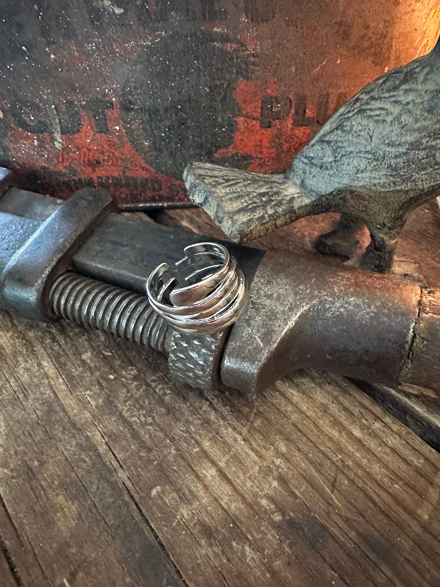 Caroline sterling silver ring