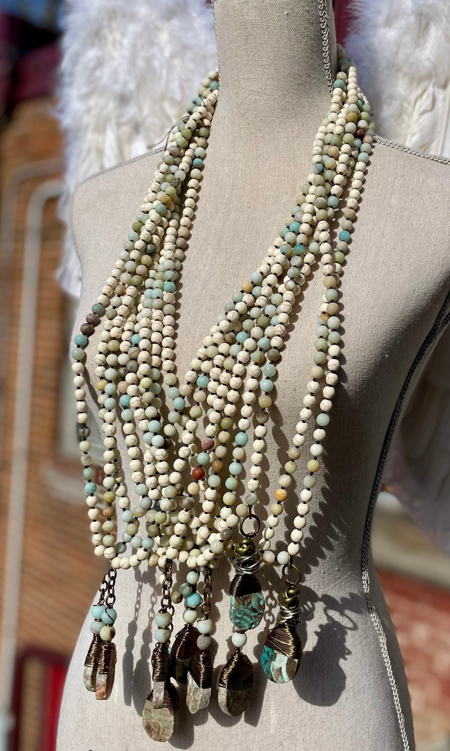 Amy Louise Colby Mala beaded necklace