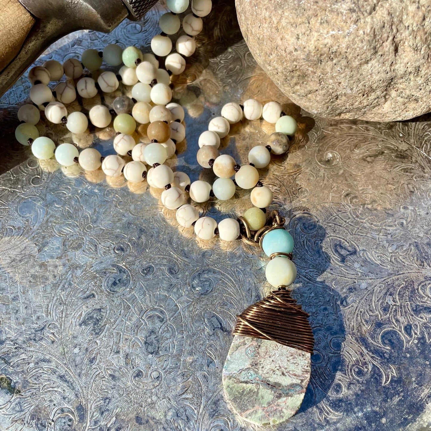 Amy Louise Colby Mala beaded necklace